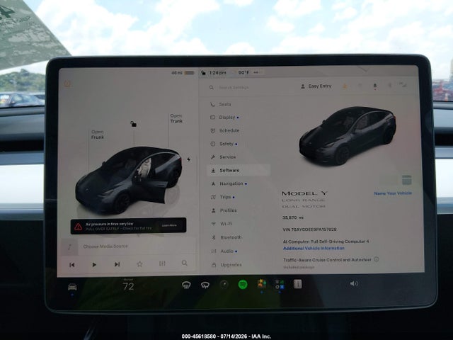 2023 Tesla Model Y Awd/long Range Dual Motor All-wheel Drive მანქანა იყიდება აუქციონზე, vin: 7SAYGDEE9PA157628, აუქციონის ნომერი: 45618580