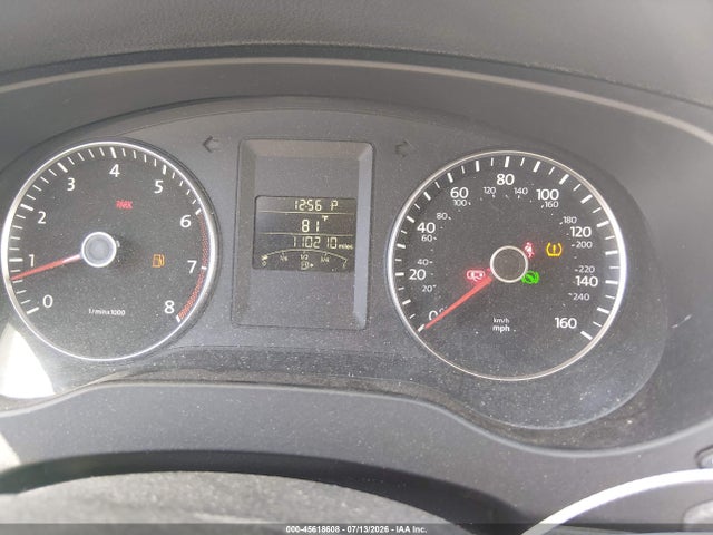 45618608 :رقم المزاد ، 3VWDX7AJ0DM391664 vin ، 2013 Volkswagen Jetta 2.5l Se مزاد بيع