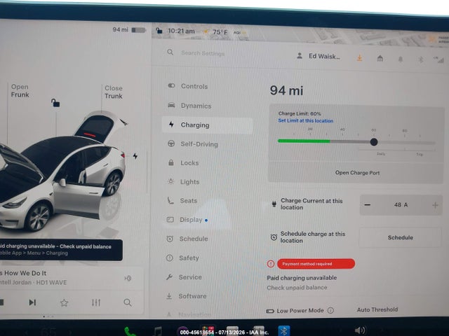 Aukcja sprzedaży 2023 Tesla Model Y Awd/long Range Dual Motor All-wheel Drive, vin: 7SAYGDEE5PA185278, numer aukcji: 45618654