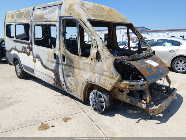 Aukcja sprzedaży 2017 Ram Promaster 3500 Window Van High Roof 159 Wb Ext, vin: 3C6URVUG7HE524848, numer aukcji: 45618665