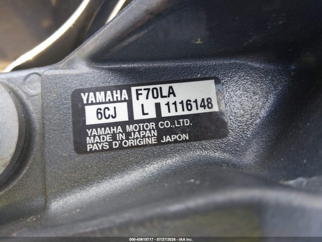 Auction sale of the 2024 Yamaha F770la / Outboard Motor, vin: 6CJL116148, lot number: 45618717