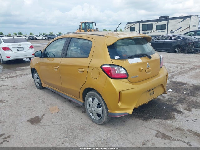 2022 Mitsubishi Mirage Es/le მანქანა იყიდება აუქციონზე, vin: ML32AUHJ7NH007906, აუქციონის ნომერი: 45618719