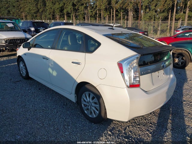 45618765 :رقم المزاد ، JTDKN3DP0C3017158 vin ، 2012 Toyota Prius Plug-in Advanced مزاد بيع