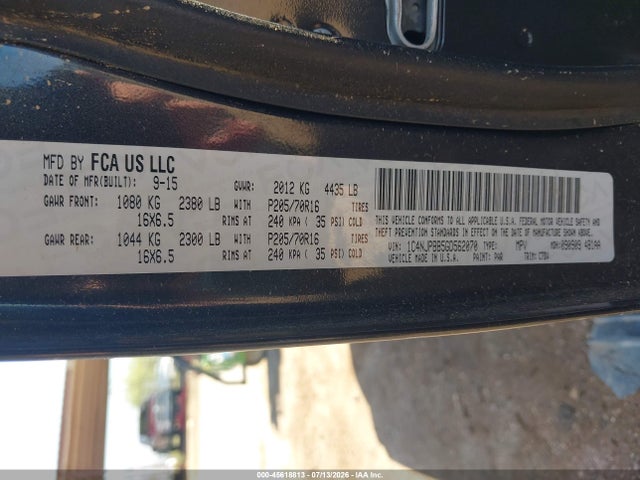 1C4NJPBB5GD562070 Jeep Patriot Sport