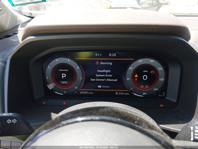 2023 Nissan Rogue Platinum Intelligent Awd მანქანა იყიდება აუქციონზე, vin: JN8BT3DD2PW316705, აუქციონის ნომერი: 45619043