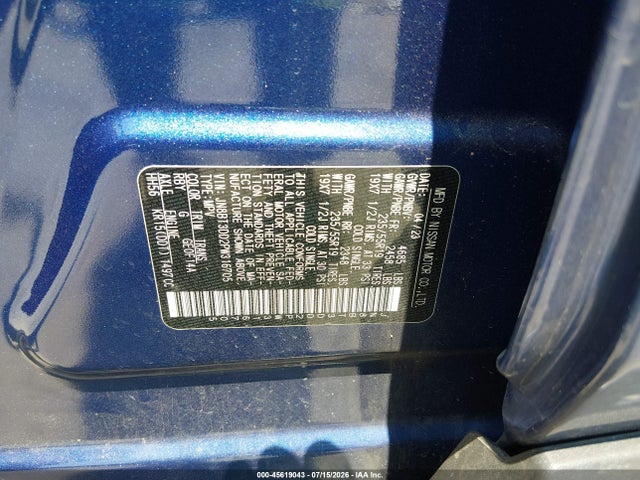 2023 Nissan Rogue Platinum Intelligent Awd მანქანა იყიდება აუქციონზე, vin: JN8BT3DD2PW316705, აუქციონის ნომერი: 45619043
