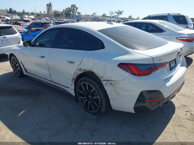 Продажа на аукционе авто 2024 Bmw I4 Gran Coupe Edrive35, vin: WBY43AW03RFS87705, номер лота: 45619113