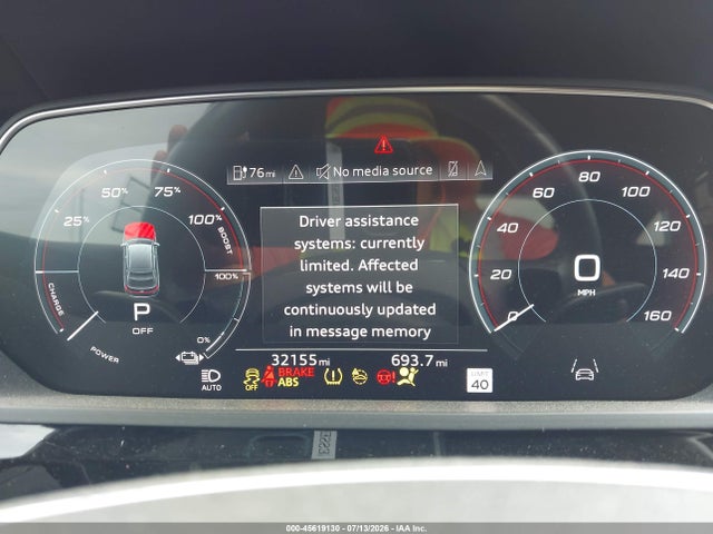 Aukcja sprzedaży 2022 Audi E-tron Sportback Prestige S Line Quattro, vin: WA13AAGE9NB037393, numer aukcji: 45619130