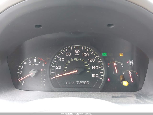 45619145 :رقم المزاد ، 1HGCM56475A011024 vin ، 2005 Honda Accord 2.4 Lx مزاد بيع