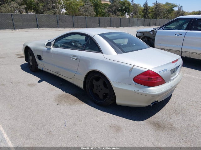 Aukcja sprzedaży 2003 Mercedes-benz Sl 500, vin: WDBSK75F53F009897, numer aukcji: 45619237