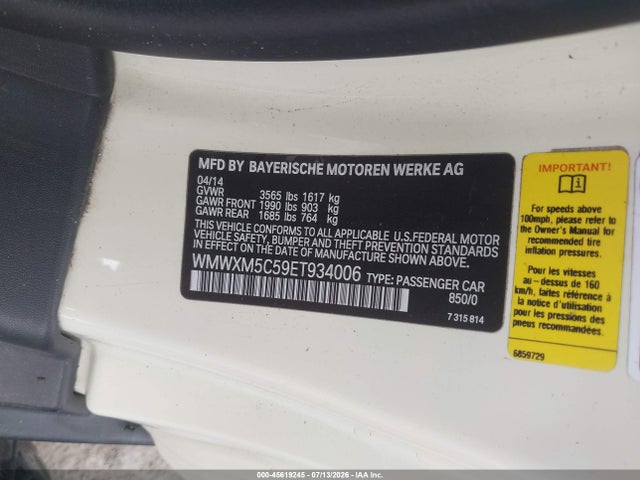 Mini Hardtop Cooper 2014 WMWXM5C59ET934006 Image 9