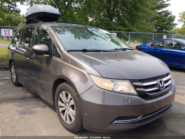 Aukcja sprzedaży 2015 Honda Odyssey Ex-l, vin: 5FNRL5H68FB013223, numer aukcji: 45619261
