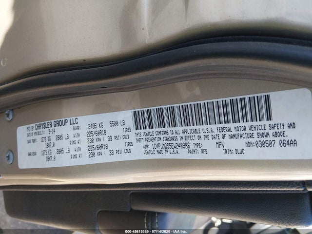 Jeep Cherokee Limited 2014 1C4PJMDS5EW240986 Image 9