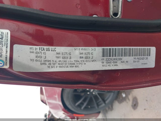 2C3CDXGJXKH619264 Dodge Charger Scat Pack Rwd