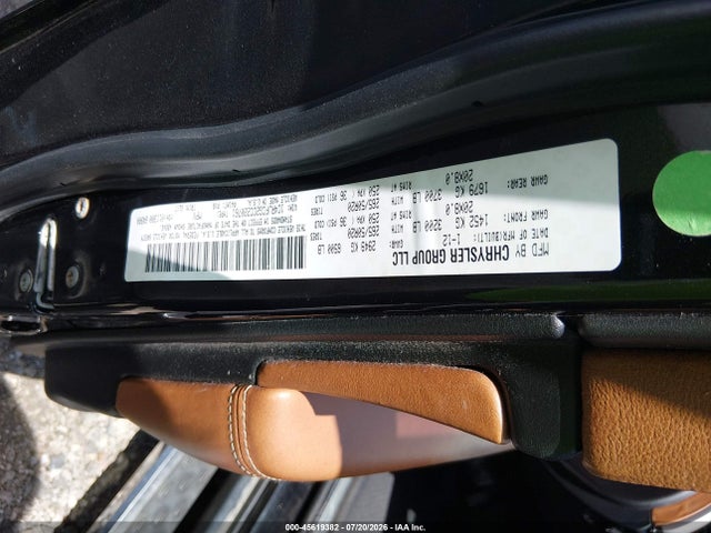 2012 Jeep Grand Cherokee Overland მანქანა იყიდება აუქციონზე, vin: 1C4RJFCG2CC220761, აუქციონის ნომერი: 45619382