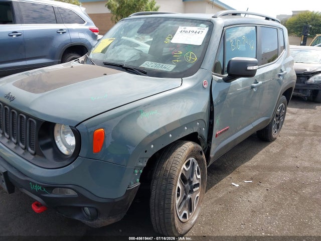 Aukcja sprzedaży 2015 Jeep Renegade Trailhawk, vin: ZACCJBCT7FPC08200, numer aukcji: 45619447