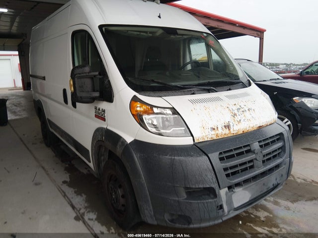 2017 Ram Promaster 2500 High Roof 136 Wb მანქანა იყიდება აუქციონზე, vin: 3C6TRVCG1HE510439, აუქციონის ნომერი: 45619460
