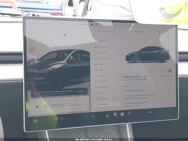 45619463 :رقم المزاد ، 7SAYGDEE5TF646766 vin ، 2026 Tesla Model Y All-wheel Drive/long Range Launch Series/premium All-wheel Drive مزاد بيع