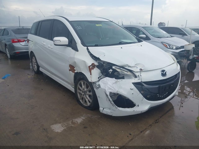 2013 Mazda Mazda5 Touring მანქანა იყიდება აუქციონზე, vin: JM1CW2CL5D0153329, აუქციონის ნომერი: 45619477