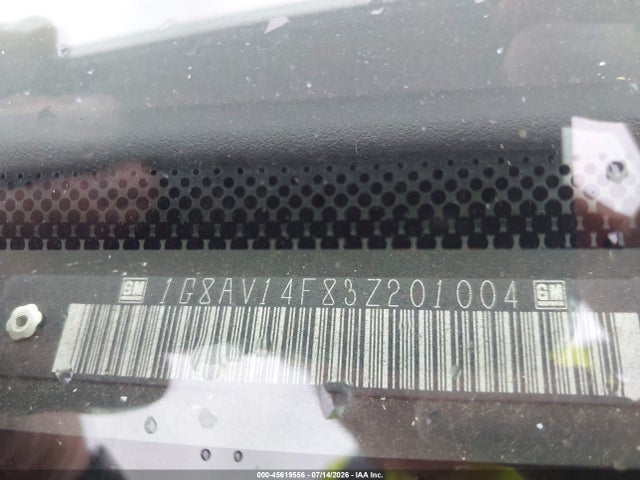 2003 Saturn Ion 3 მანქანა იყიდება აუქციონზე, vin: 1G8AV14F83Z201004, აუქციონის ნომერი: 45619556