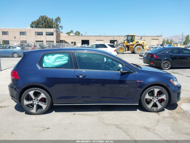 Продажа на аукционе авто 2015 Volkswagen Golf Gti 2.0t S 2-door, vin: 3VWYT7AU5FM051288, номер лота: 45619573