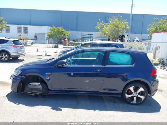 Продажа на аукционе авто 2015 Volkswagen Golf Gti 2.0t S 2-door, vin: 3VWYT7AU5FM051288, номер лота: 45619573