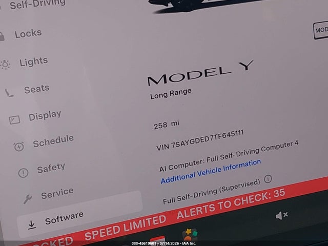7SAYGDED7TF645111 Tesla Model Y Premium Rear-wheel Drive/rear-wheel Drive