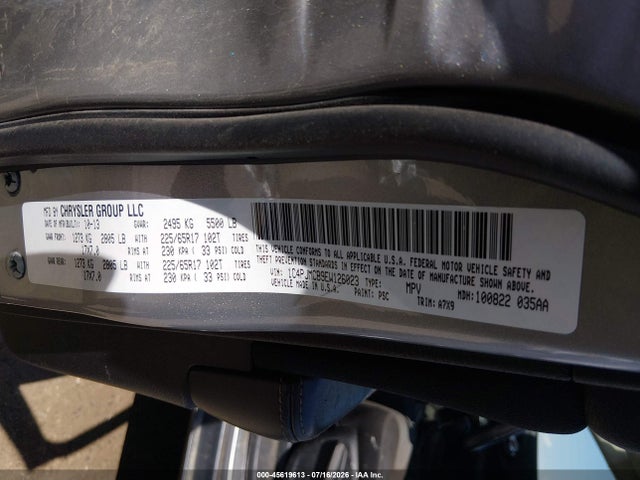 2014 Jeep Cherokee Latitude მანქანა იყიდება აუქციონზე, vin: 1C4PJMCB9EW126023, აუქციონის ნომერი: 45619613