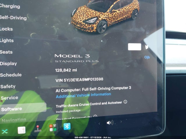 Tesla Model 3 Standard Range Plus Rear-wheel Drive 2021 5YJ3E1EA9MF013598 Image 7