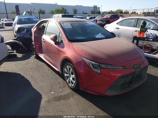 2020 Toyota Corolla Le მანქანა იყიდება აუქციონზე, vin: 5YFEPRAE8LP094297, აუქციონის ნომერი: 45619707