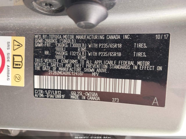 Lexus RX 350 2017 2T2BZMCA0HC124597 Image 9