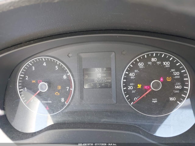 2013 Volkswagen Jetta 2.5l Se მანქანა იყიდება აუქციონზე, vin: 3VWDP7AJ4DM318734, აუქციონის ნომერი: 45619738