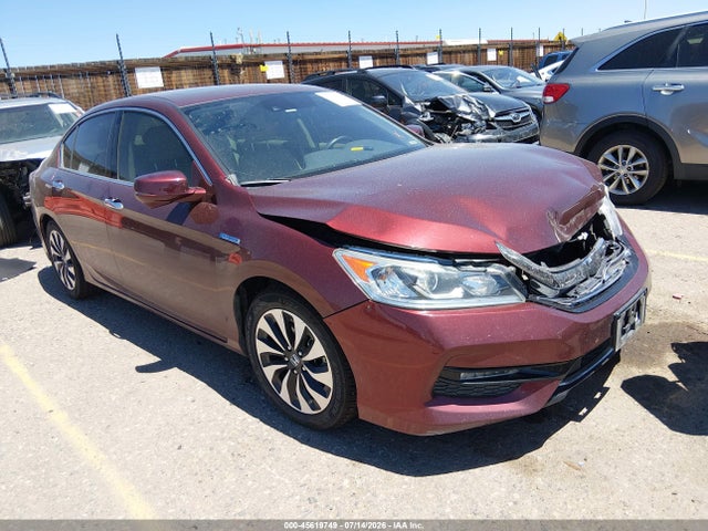 2017 Honda Accord Hybrid Ex-l მანქანა იყიდება აუქციონზე, vin: JHMCR6F54HC012234, აუქციონის ნომერი: 45619749
