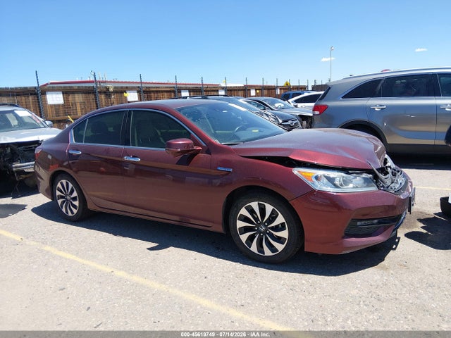2017 Honda Accord Hybrid Ex-l მანქანა იყიდება აუქციონზე, vin: JHMCR6F54HC012234, აუქციონის ნომერი: 45619749