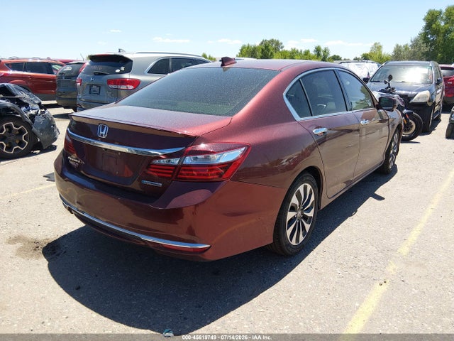 2017 Honda Accord Hybrid Ex-l მანქანა იყიდება აუქციონზე, vin: JHMCR6F54HC012234, აუქციონის ნომერი: 45619749