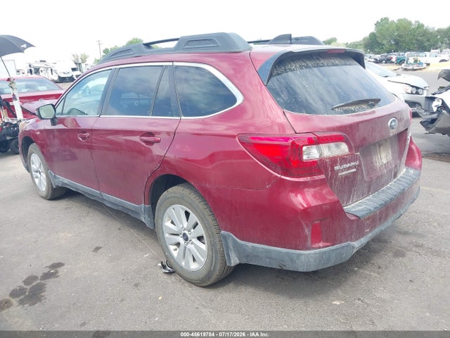 45619784 :رقم المزاد ، 4S4BSAFC5H3276397 vin ، 2017 Subaru Outback 2.5i Premium مزاد بيع