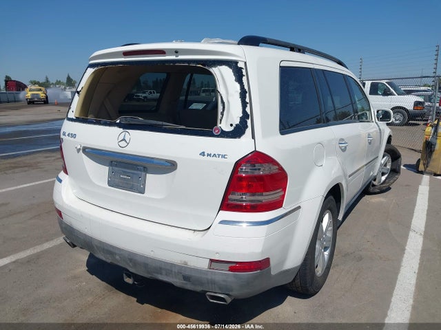 Aukcja sprzedaży 2007 Mercedes-benz Gl 450 4matic, vin: 4JGBF71E67A246786, numer aukcji: 45619936
