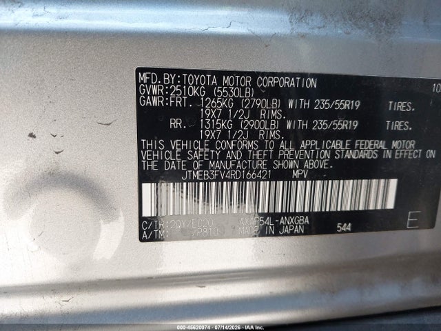 JTMEB3FV4RD166421 Toyota Rav4 Prime Xse