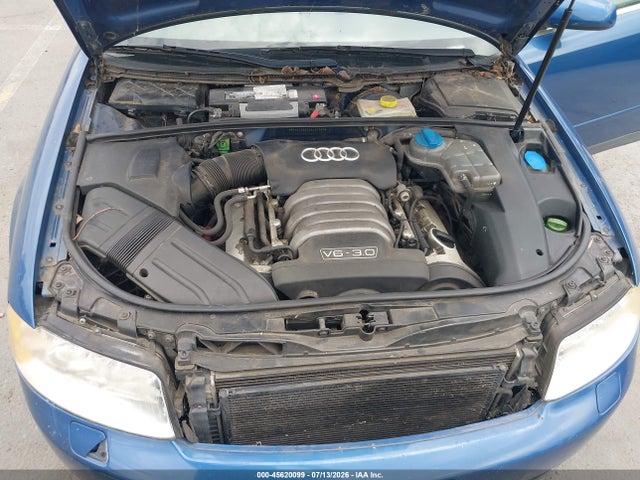 Продаж на аукціоні авто 2002 Audi A4 3.0, vin: WAULT68E32A101700, номер лоту: 45620099