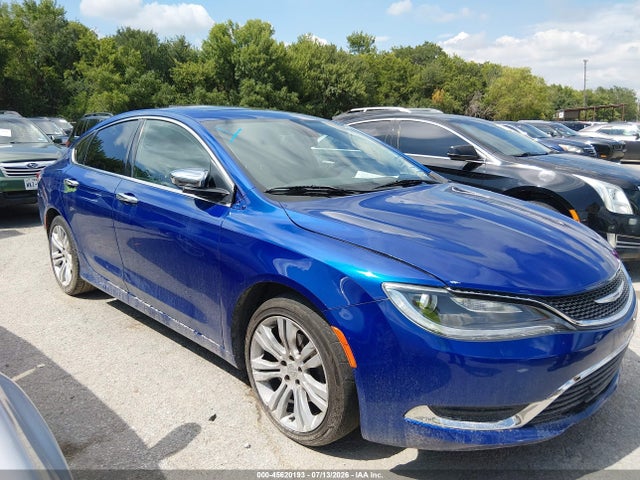 Продажа на аукционе авто 2015 Chrysler 200 Limited, vin: 1C3CCCAB9FN525807, номер лота: 45620193