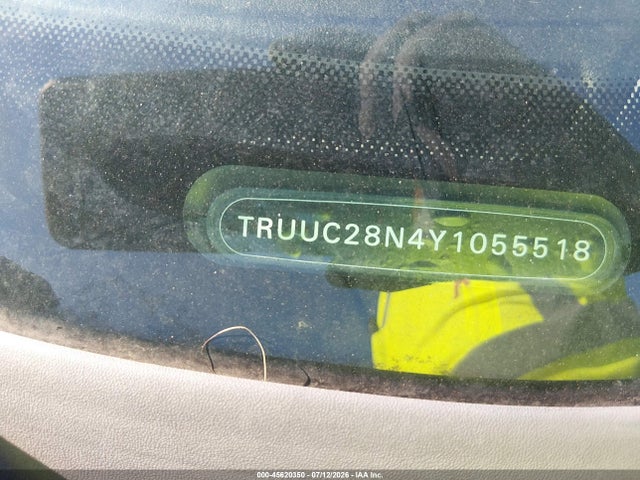 45620350 :رقم المزاد ، TRUUC28N4Y1055518 vin ، 2000 Audi Tt مزاد بيع
