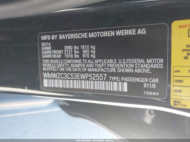 Mini Countryman Cooper S 2014 WMWZC3C53EWP52557 Image 9