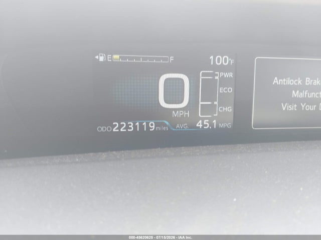 JTDKBRFU3G3011021 Toyota Prius Two