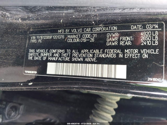 Volvo V60 T5 Premier 2015 YV1612SB9F1201376 Image 9