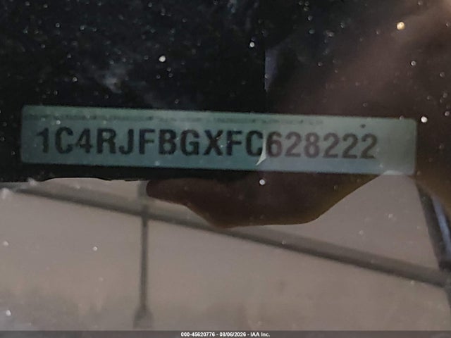 1C4RJFBGXFC628222 Jeep Grand Cherokee Limited