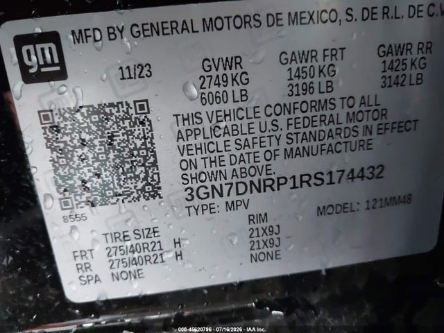 Chevrolet Equinox Ev Rs 2024 3GN7DNRP1RS174432 Image 9