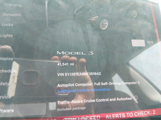 Продажа на аукционе авто 2022 Tesla Model 3 Rear-wheel Drive, vin: 5YJ3E1EA8NF351642, номер лота: 45620958