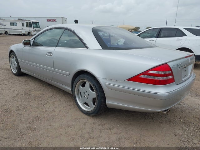 Auction sale of the 2002 Mercedes-benz Cl 500, vin: WDBPJ75J82A027125, lot number: 45621086