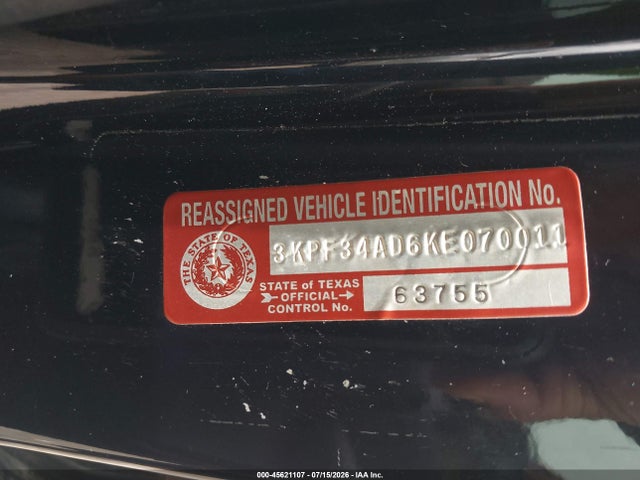 Aukcja sprzedaży 2019 Kia Forte S, vin: 3KPF34AD6KE070011, numer aukcji: 45621107