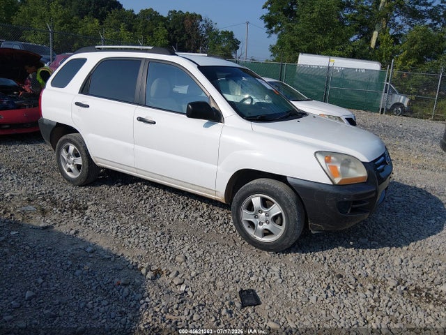 2007 Kia Sportage Lx მანქანა იყიდება აუქციონზე, vin: KNDJF724X77311741, აუქციონის ნომერი: 45621363